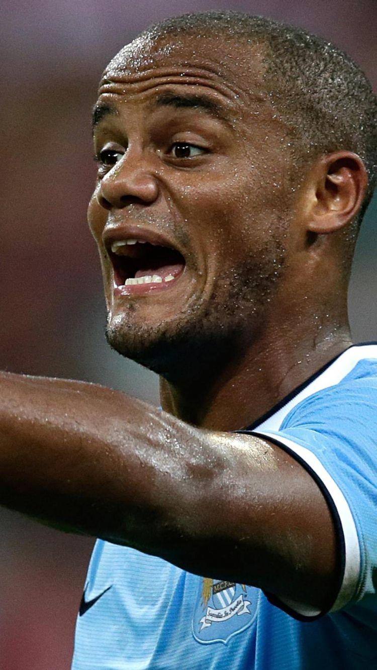 750x1340 Download Wallpaper  Vincent kompany, Football player, Phone