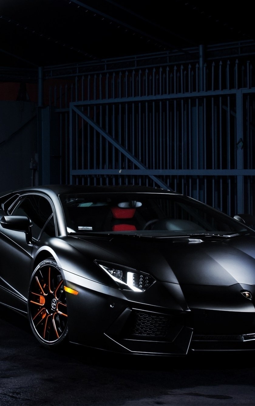 840x1340 Download wallpaper  black lamborghini aventador, iphone iphone 5s, iphone 5c, ipod touch,  HD background, 24734, Phone