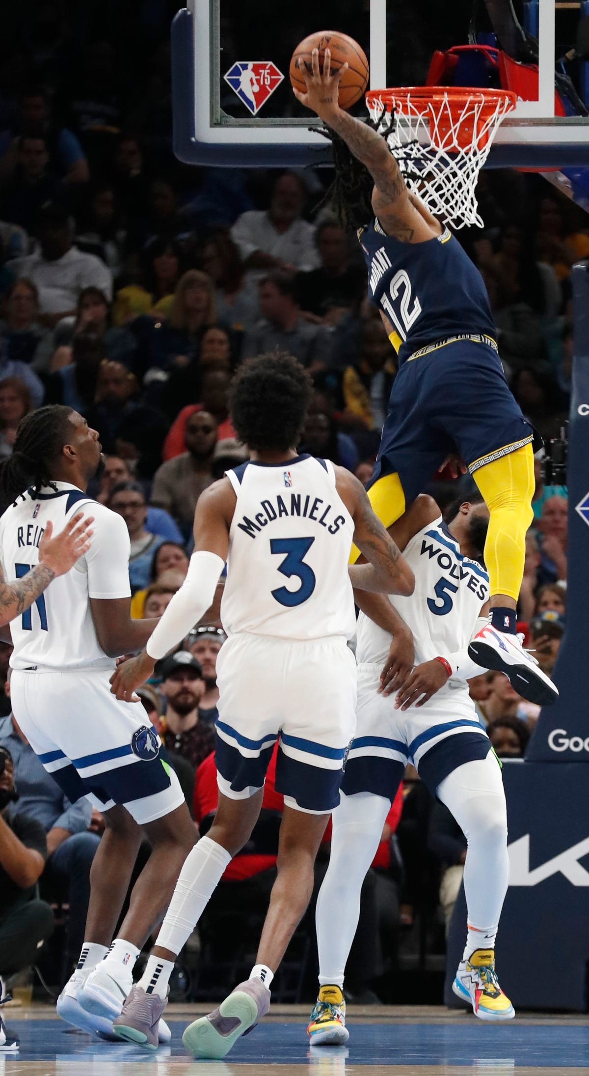 1200x2190 Ja Morant's posterizing playoff dunk was epic. But was it his best?, Phone