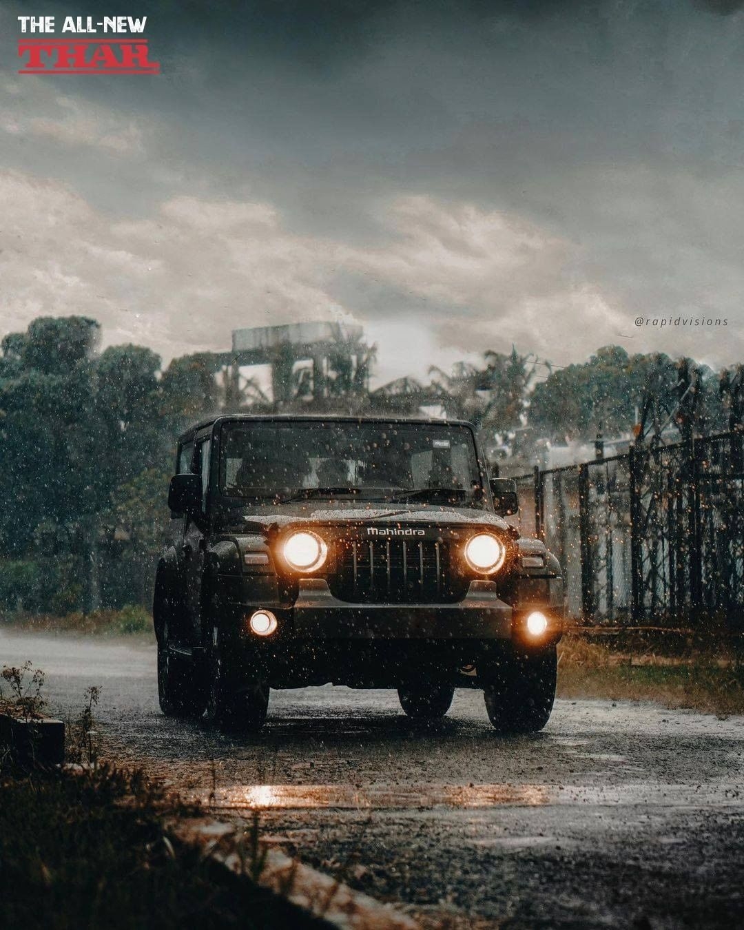 1080x1350 Likes, 44 Comments Thar on Instagram: “Here's an unspoken rule: When th. Jeep wallpaper, Black thar jeep wallpaper, Mahindra thar, Phone