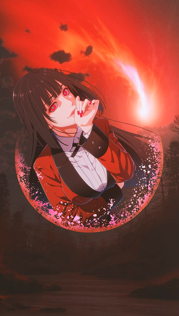 730x1290 Anime, Anime Girls, Picture In Picture, Jabami Yumeko, Kakegurui HD Wallpaper. Yandere Anime, Cute Anime Wallpaper, Anime Wallpaper, Phone