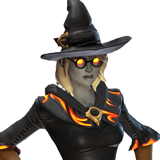 520x520 Fire Witch Fortnite wallpaper, Phone