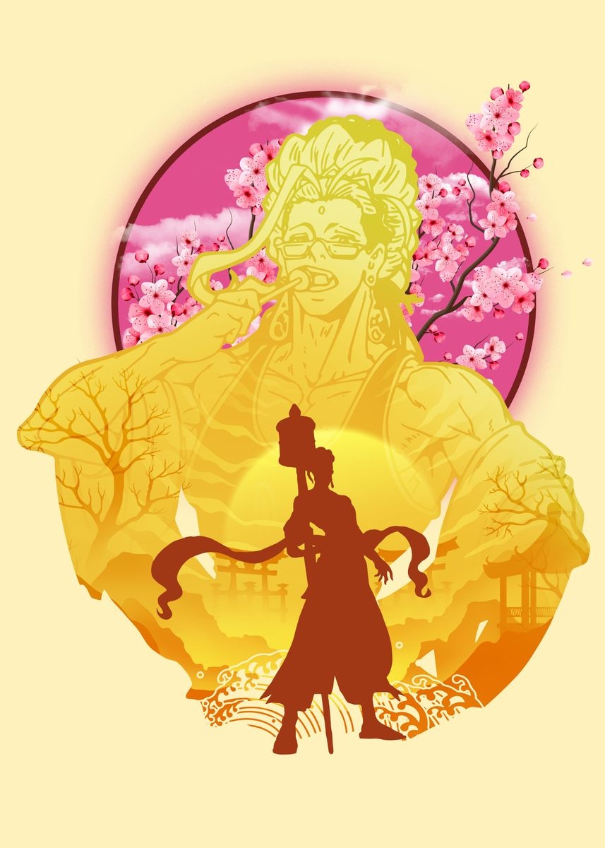 860x1200 Record of Ragnarok Buddha' Poster, picture, metal print, paint by One Piece Naruto artwork, Phone