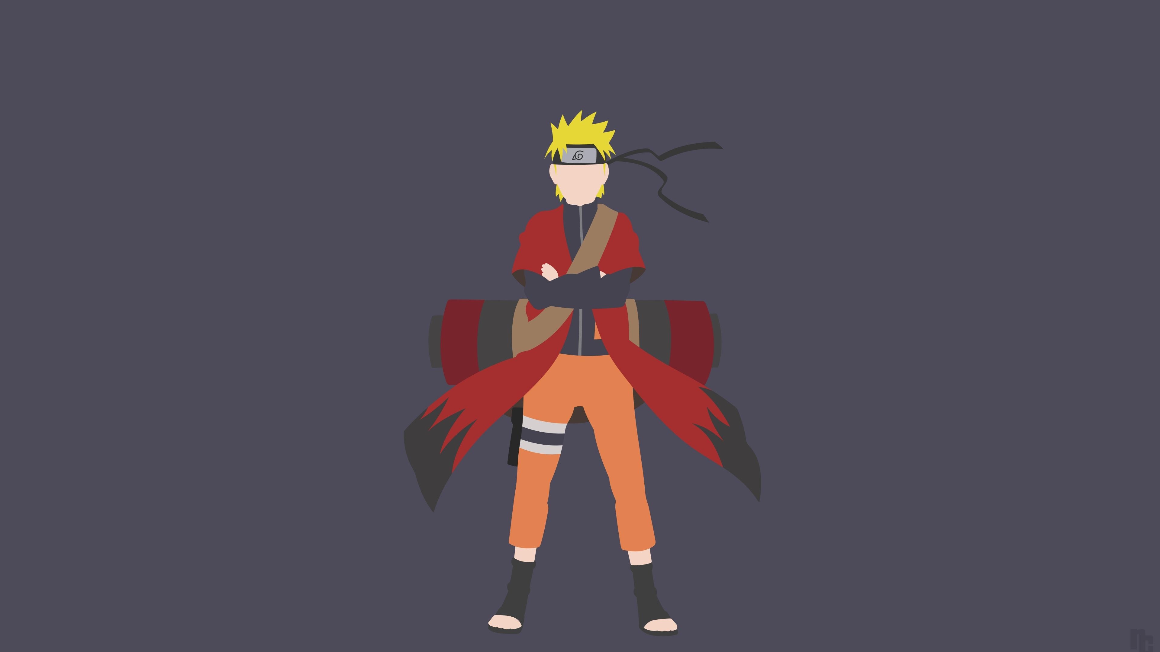 3840x2160 Download Minimal, anime, Naruto Uzumaki wallpaper, 3840x 4K UHD 16: Widescreen, Desktop