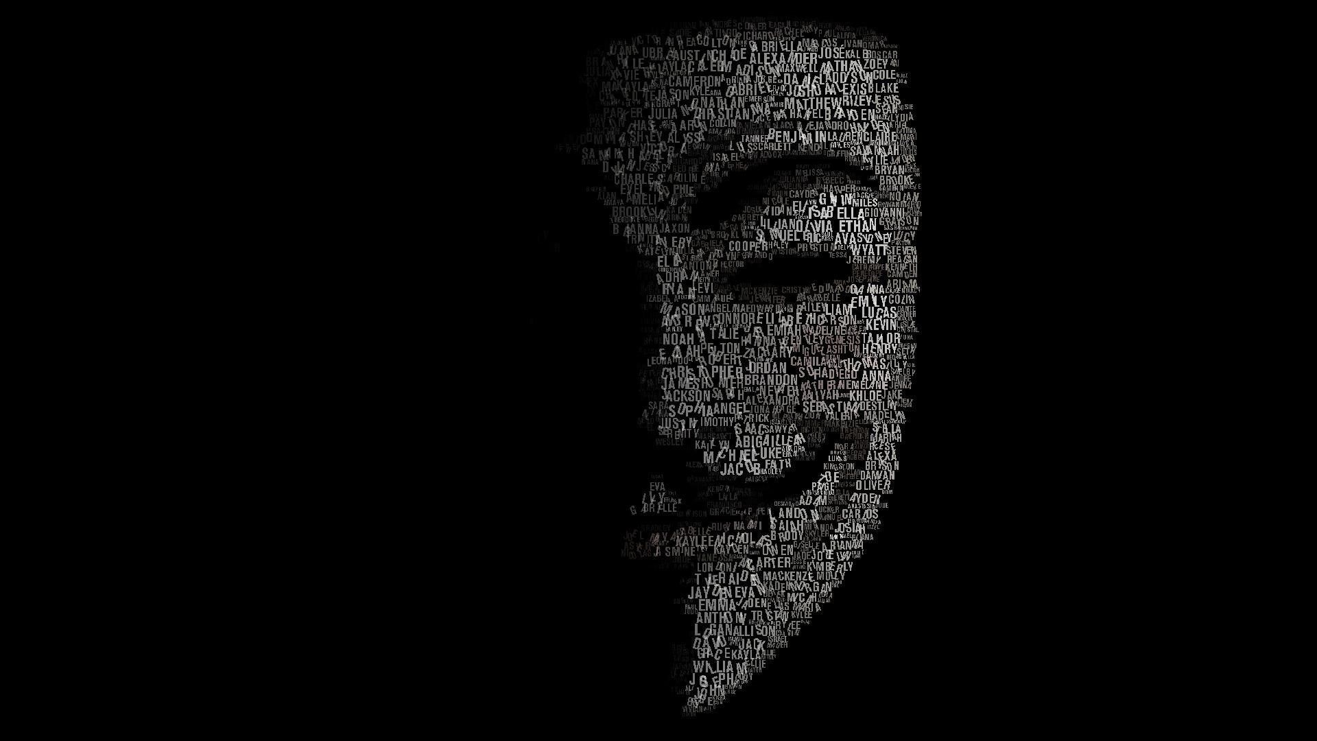 1920x1080 Anonymous Hacker Wallpaper 4k, Desktop