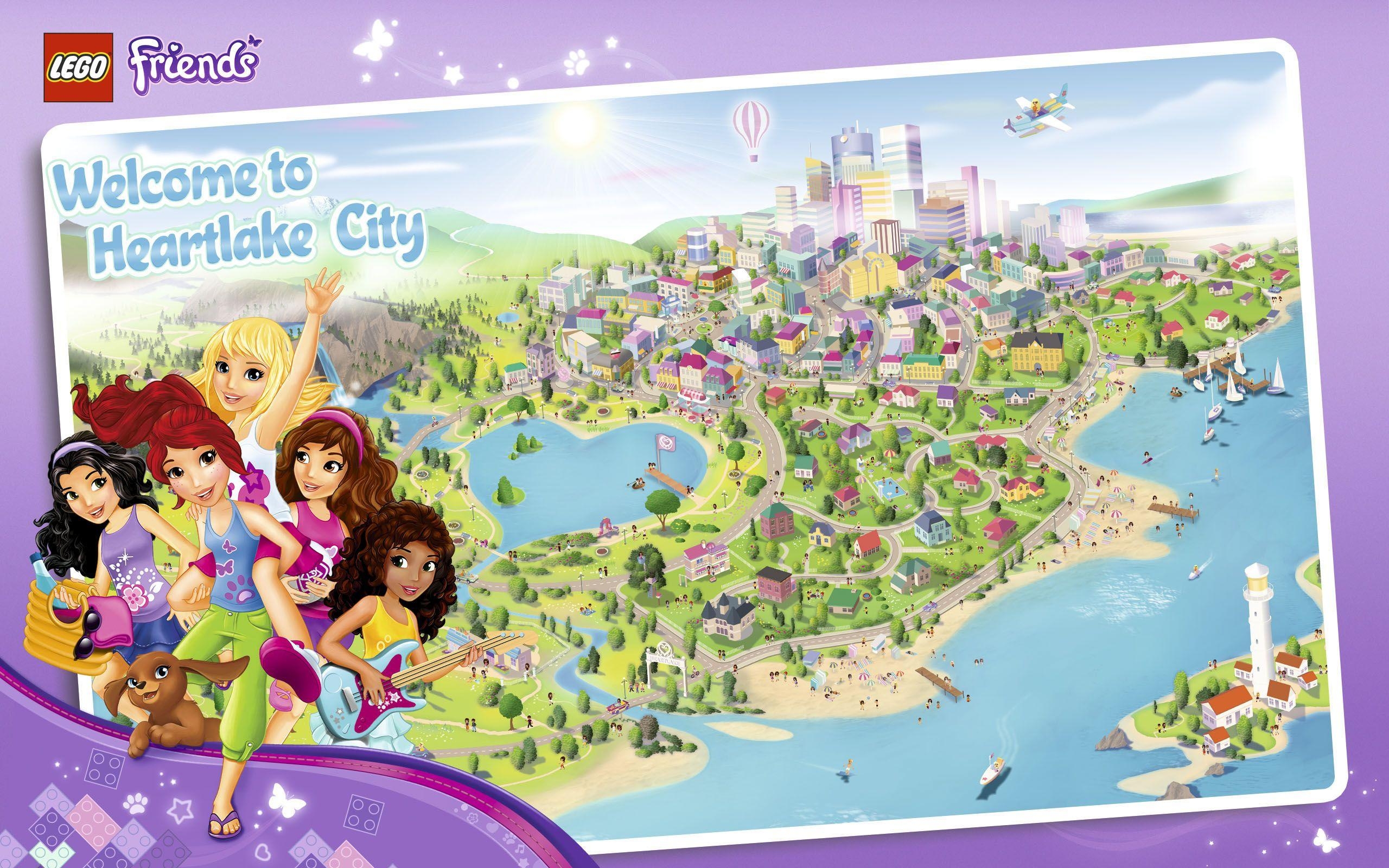 2560x1600 Lego Friends Map, Desktop