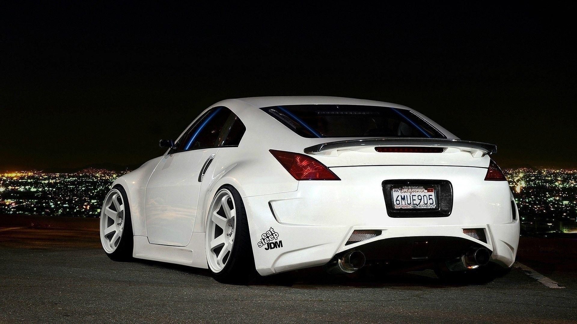 1920x1080 Nissan, Nissan 350Z, JDM, Car, Stance, White Cars Wallpaper HD, Desktop