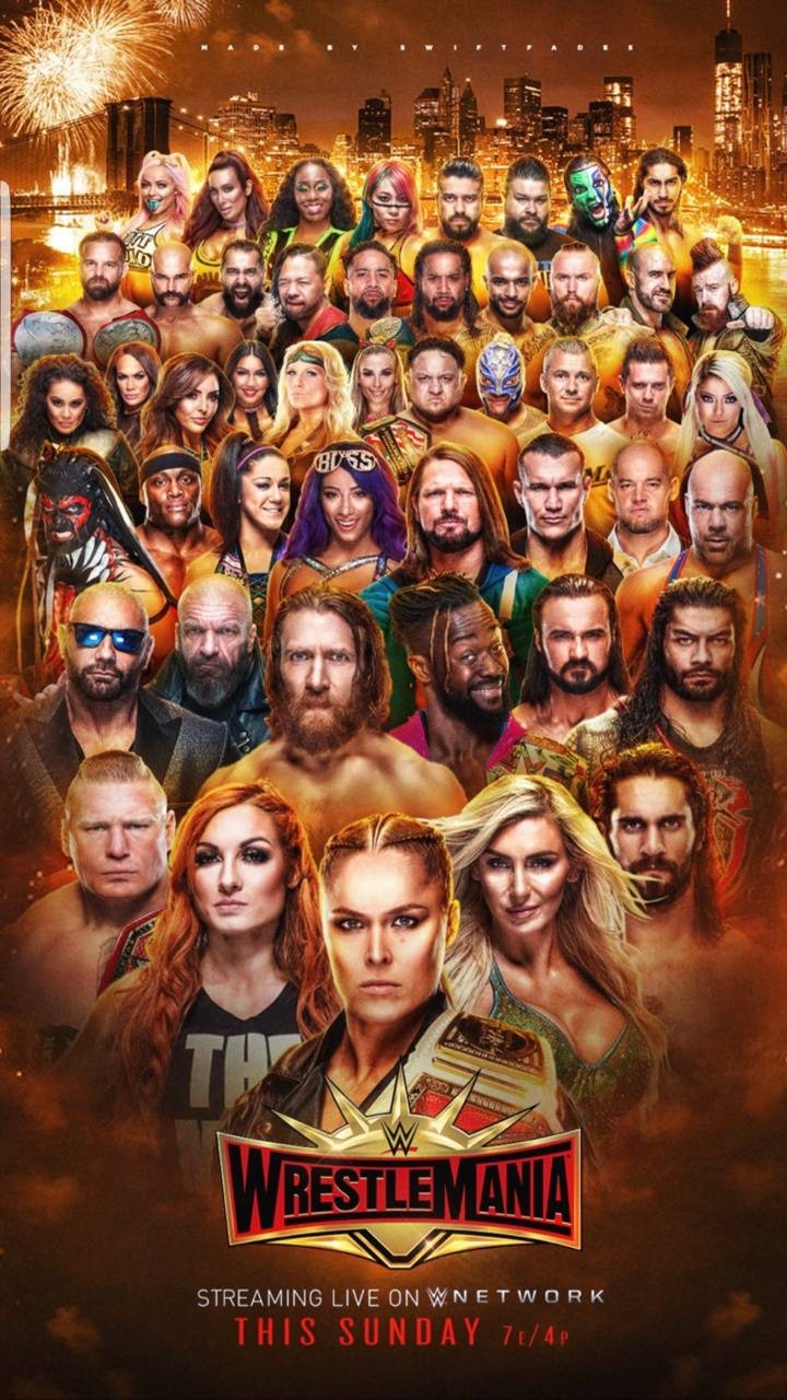 720x1280 WWE Wrestlemania Wallpaper, Phone