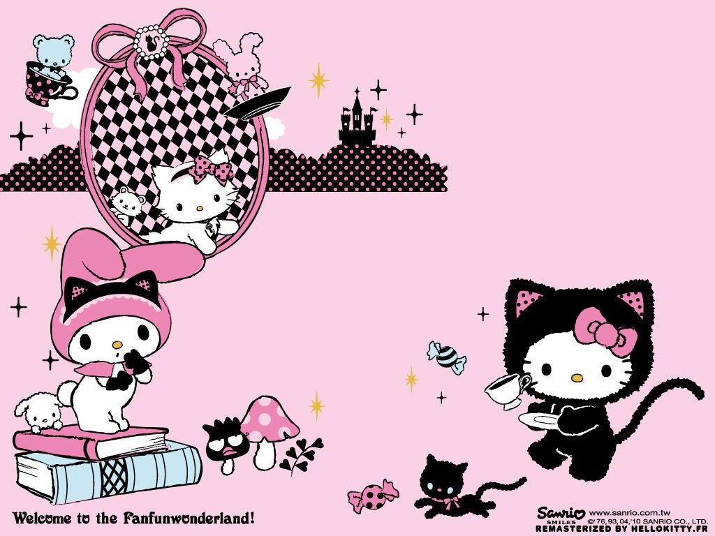 1030x770 Hello Kitty and Friends. Hello kitty halloween wallpaper, Hello kitty iphone wallpaper, Hello kitty halloween, Desktop