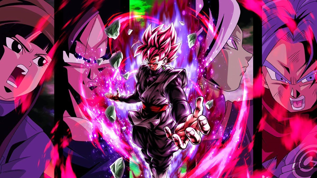 1200x680 Hydros Saiyan Goku Black (Rose) Character Art + 4K PC Wallpaper + 4k Phone Wallpaper! #DBLegends #DragonBallLegends, Desktop