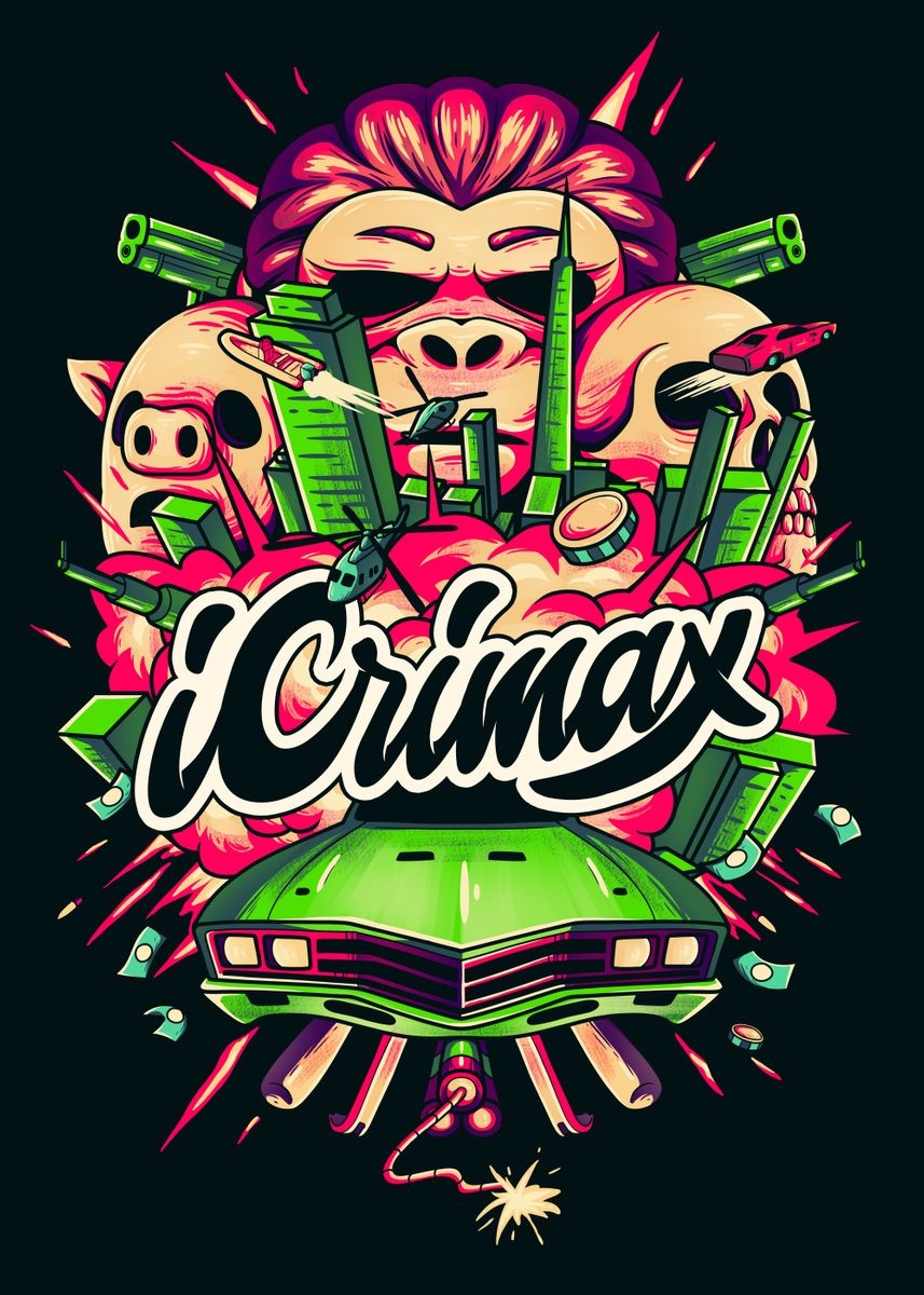 860x1200 iCrimax City V2' Poster, Phone