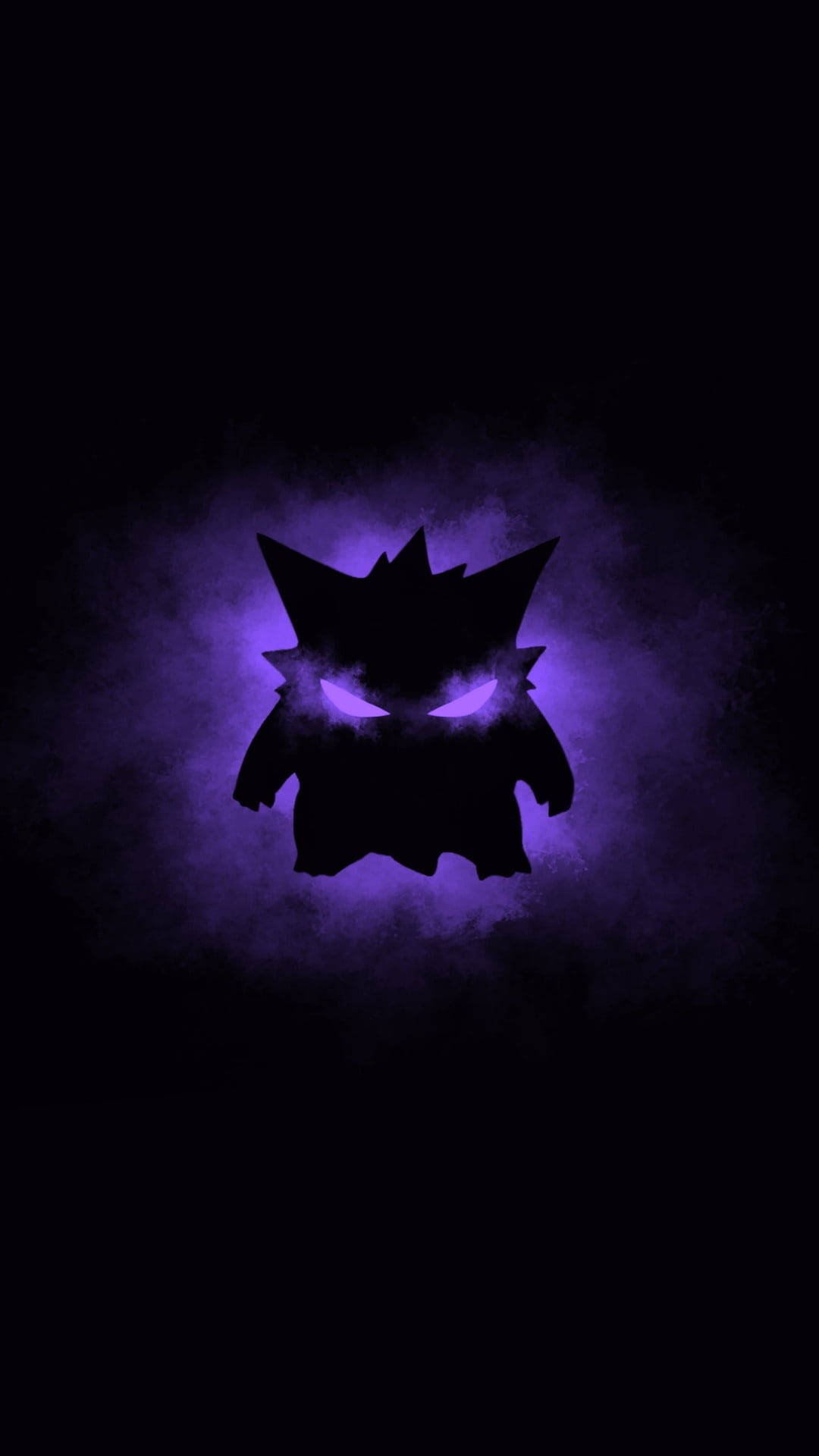 1080x1920 Download Pokémon Gengar Dark Purple iPhone Wallpaper, Phone