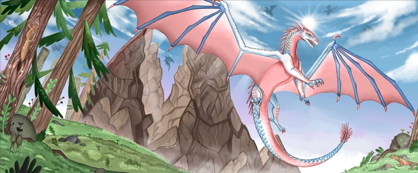 1390x580 Persimmon of Fire. Wings of fire, Wings of fire dragons, Fire art, Dual Screen