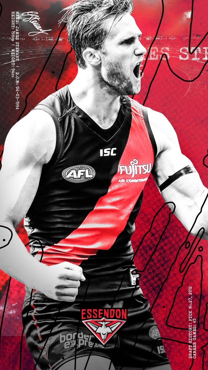 680x1200 Essendon FC บนทวิตเตอร์: Dual celebration = dual wallpaper, Phone