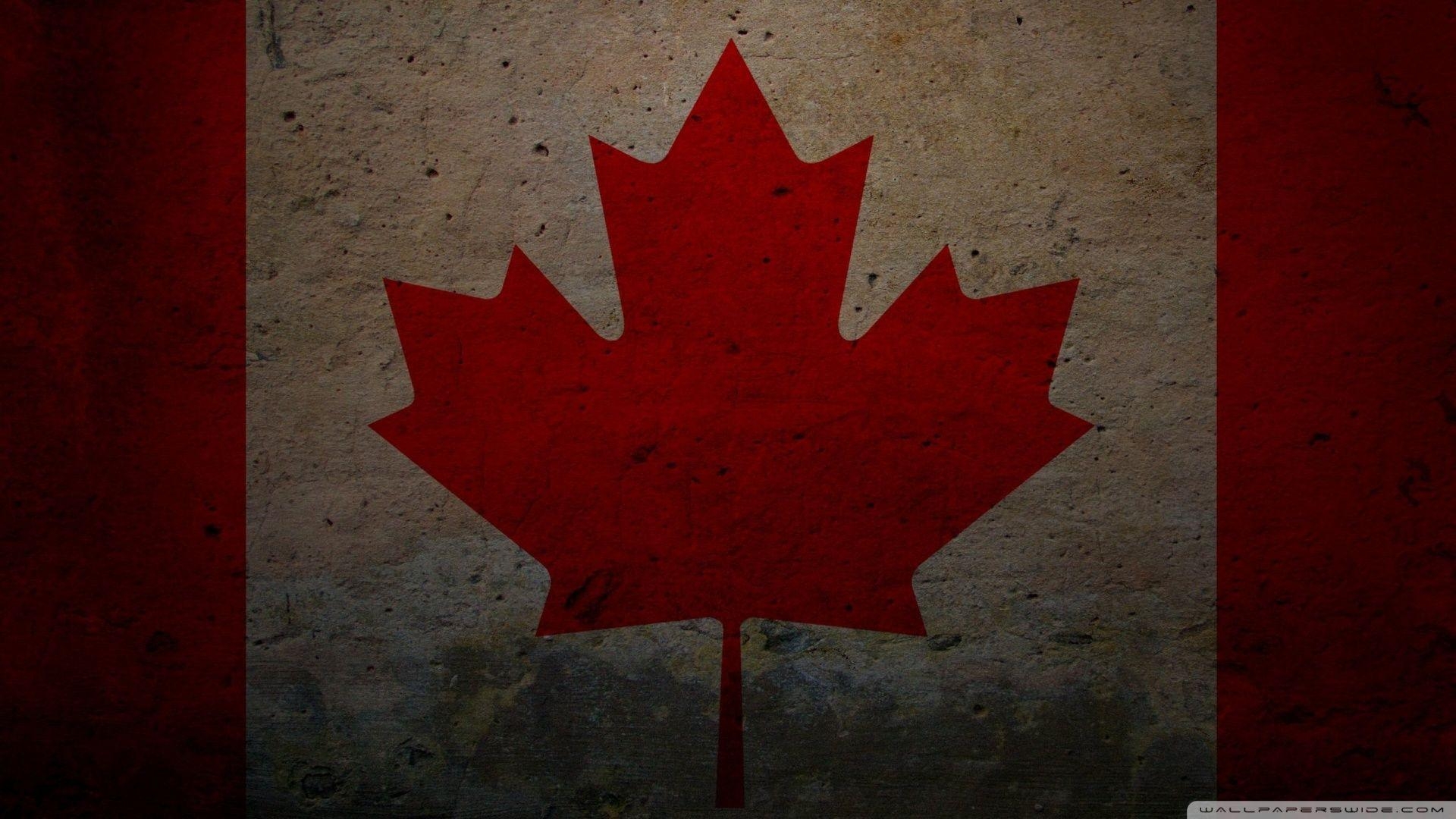 1920x1080 Grunge Flag Of Canada HD desktop wallpaper, High Definition, Desktop