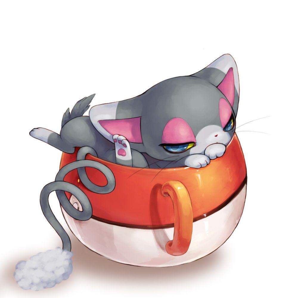 1000x1000 Tags: Pokémon, Glameow. ℙokéballℳug!ღ, Phone