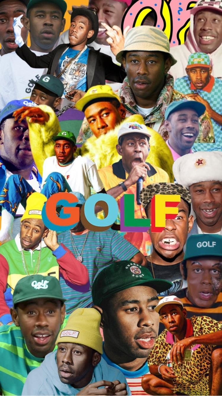 750x1340 Tyler The Creator Collage Wallpaper for iPhone, Phone