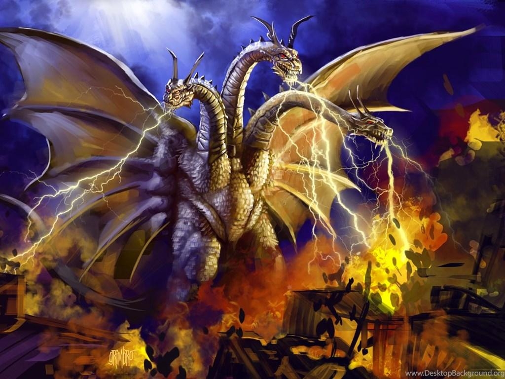 1030x770 Godzilla Vs King Ghidorah By NoBackstreetboys Desktop, Desktop