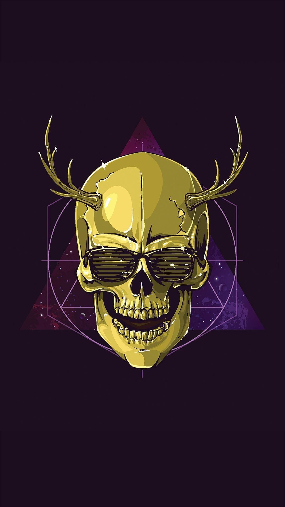 1080x1920 Skull Phone Wallpaper, Phone