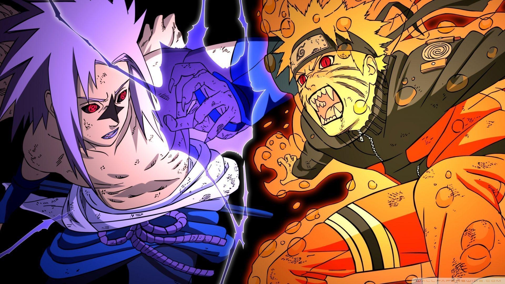 1920x1080 Naruto vs Sasuke HD desktop wallpaper, Widescreen, Desktop