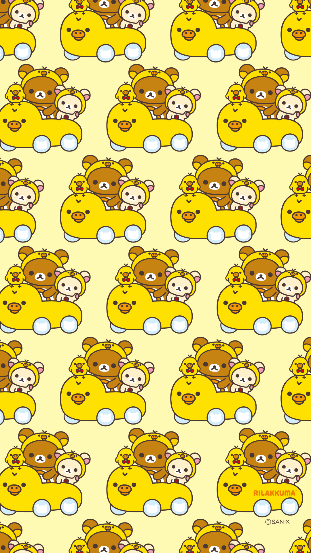 1080x1920 Rilakkuma Duck Wallpaper Free Rilakkuma Duck Background, Phone