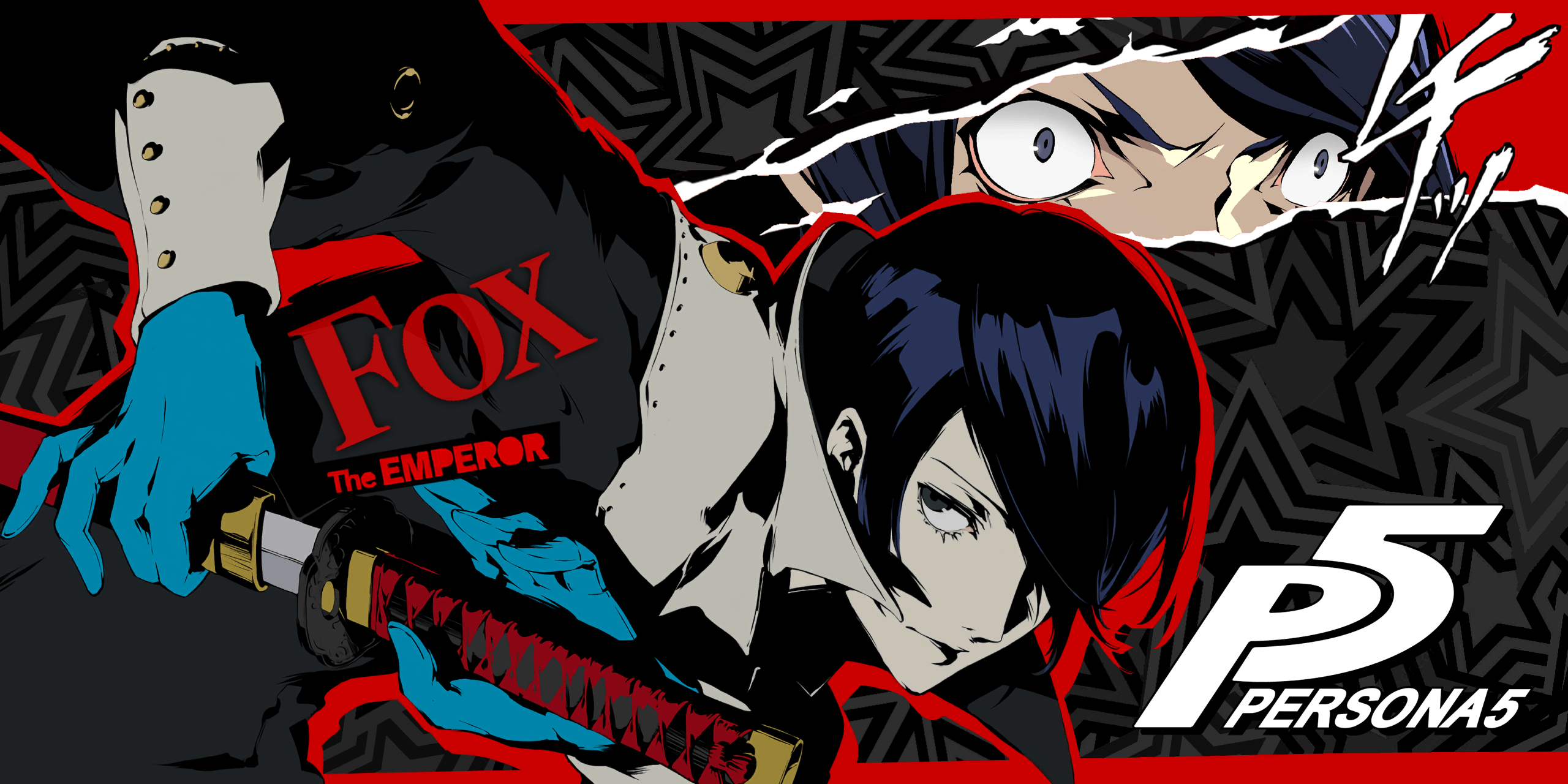 2560x1280 I made some Persona 5 Wallpaper, Dual Screen