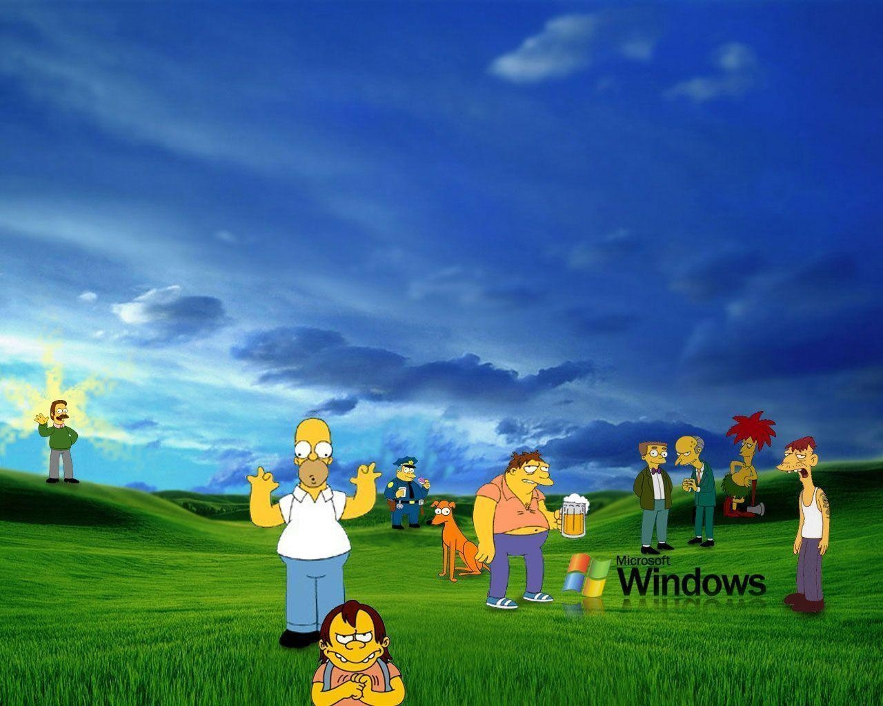 1280x1030 Simpsons Characters Windows Wallpaper 1280×1024 Simpsons, Desktop