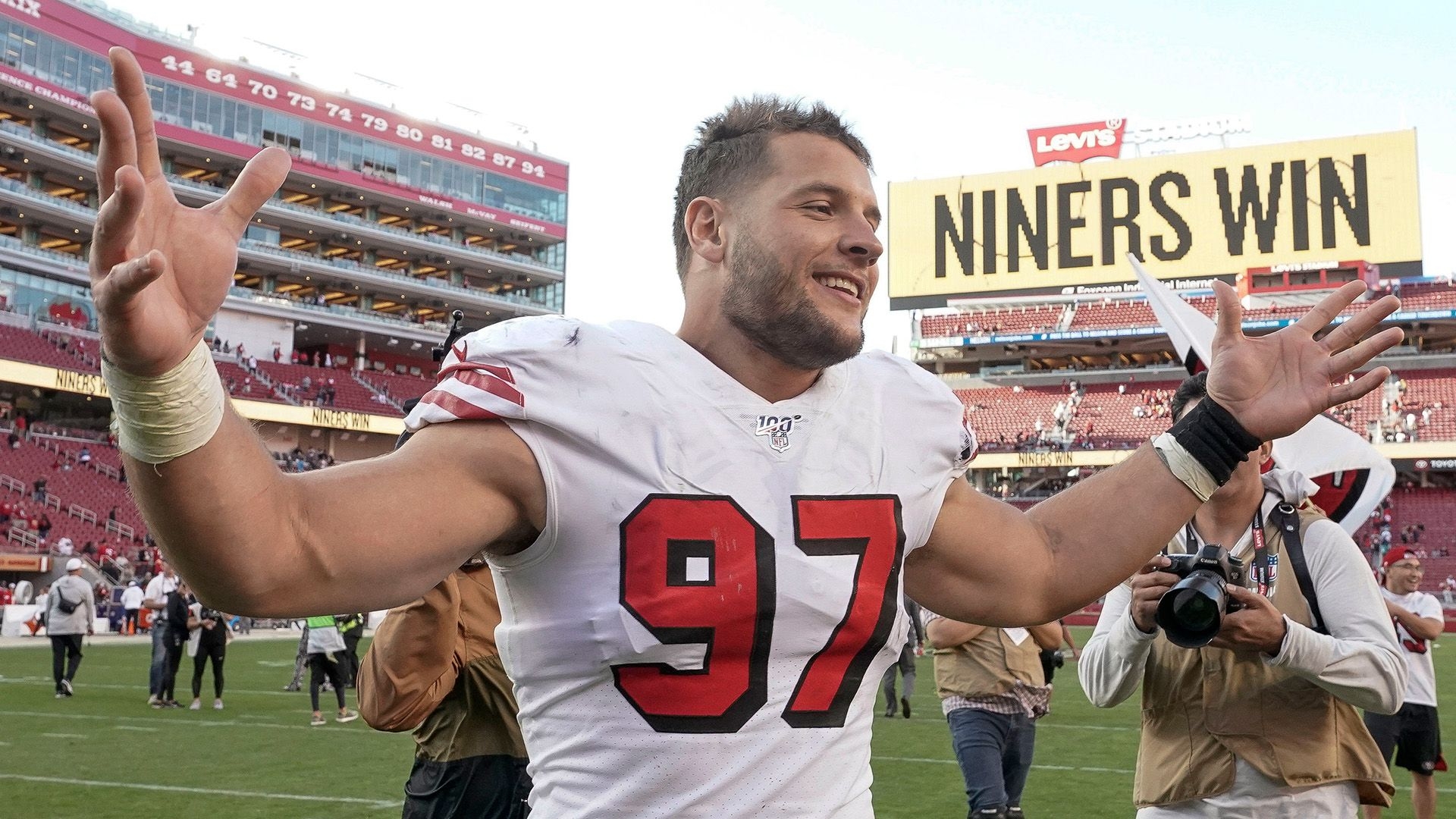 1920x1080 Why 49ers' Nick Bosa has legitimate shot at Defensive Player, Desktop