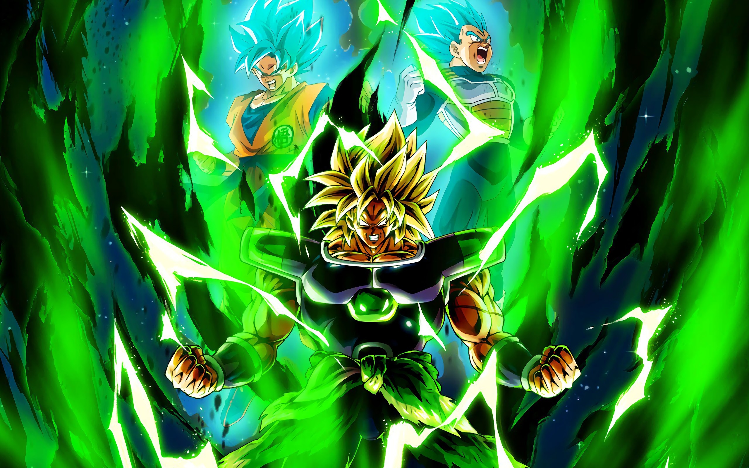 2560x1600 Dragon Ball Super: Broly Goku Vegeta 4K Wallpaper, Desktop