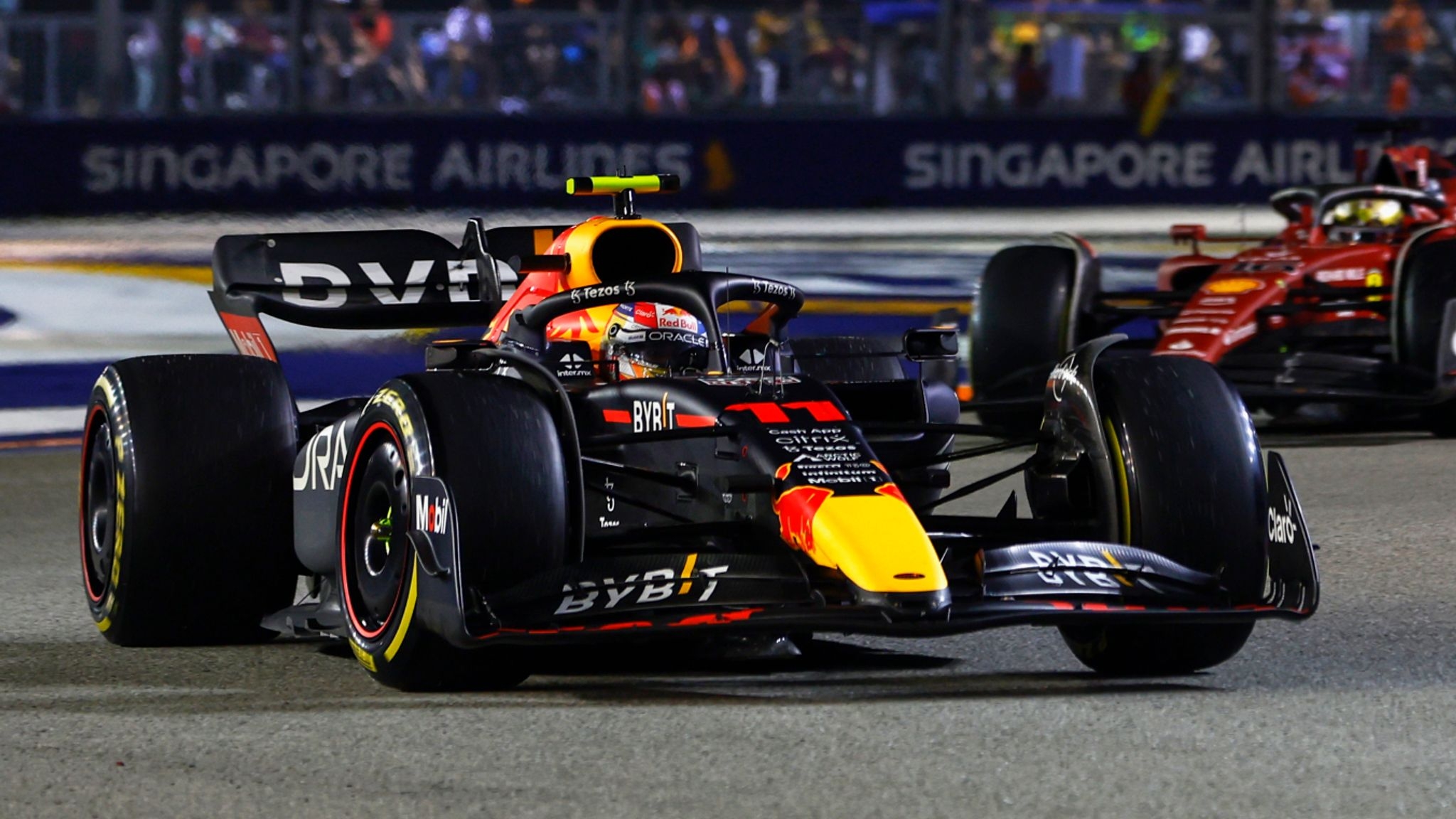 2050x1160 Singapore Grand Prix: Max Verstappen fails to seal title, Sergio Perez holds off Charles Leclerc, Desktop