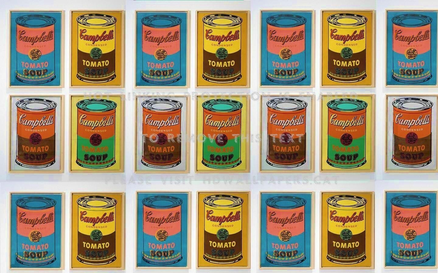 1440x900 warhol campbells soup andy pop art sixties, Desktop