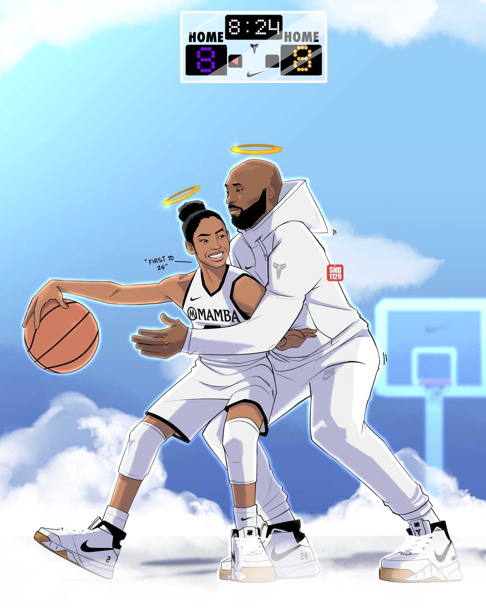 1640x2050 RIP Kobe and Gigi Wallpaper Free HD Wallpaper, Phone