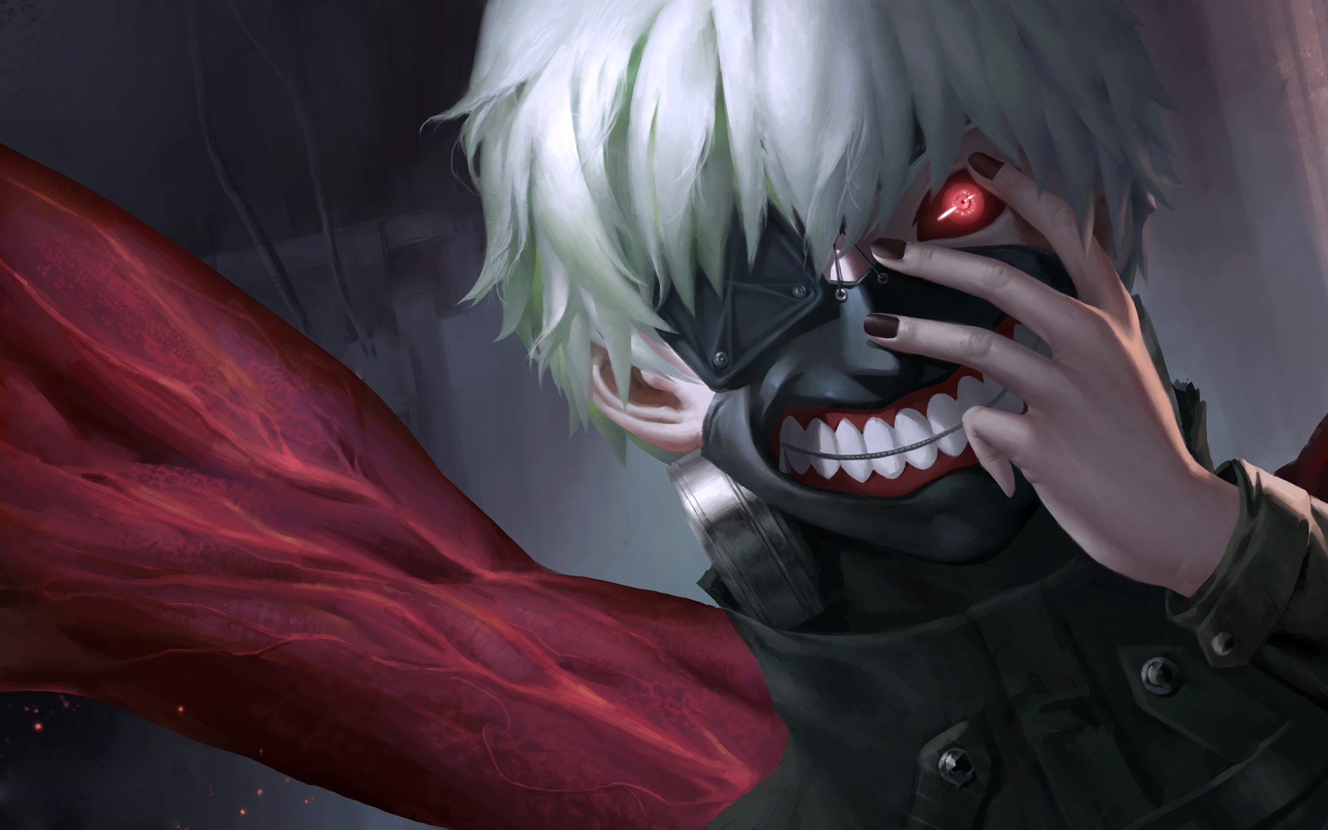 1920x1200 Ken Kaneki Mask Ghoul HD, Desktop