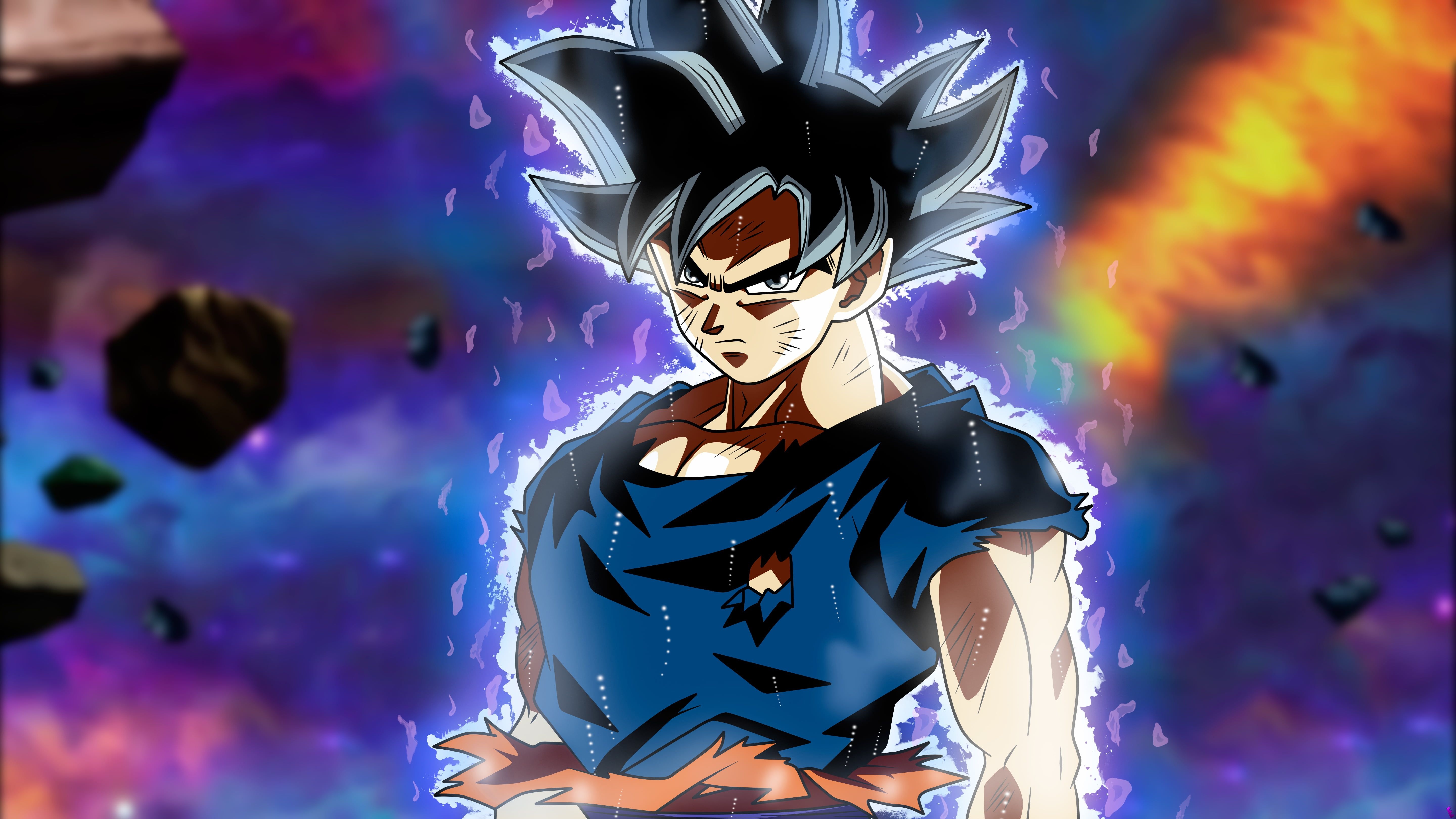 5760x3240 Dragon Ball Son Goku Complete Ultra Instinct HD wallpaper, Desktop