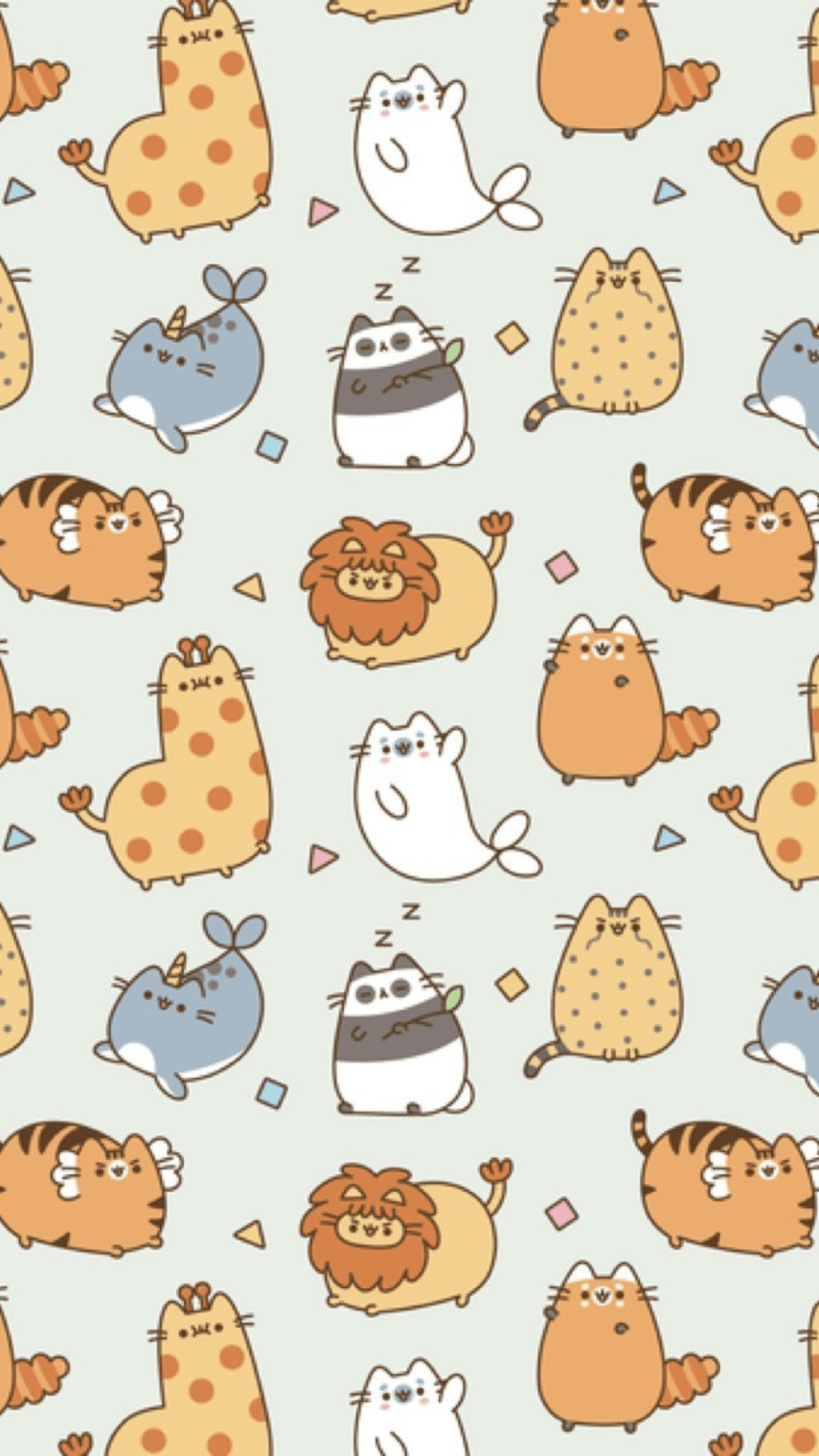 1250x2210 pusheen iphone wallpaper. iPhone Wallpaper. Cat phone, Phone