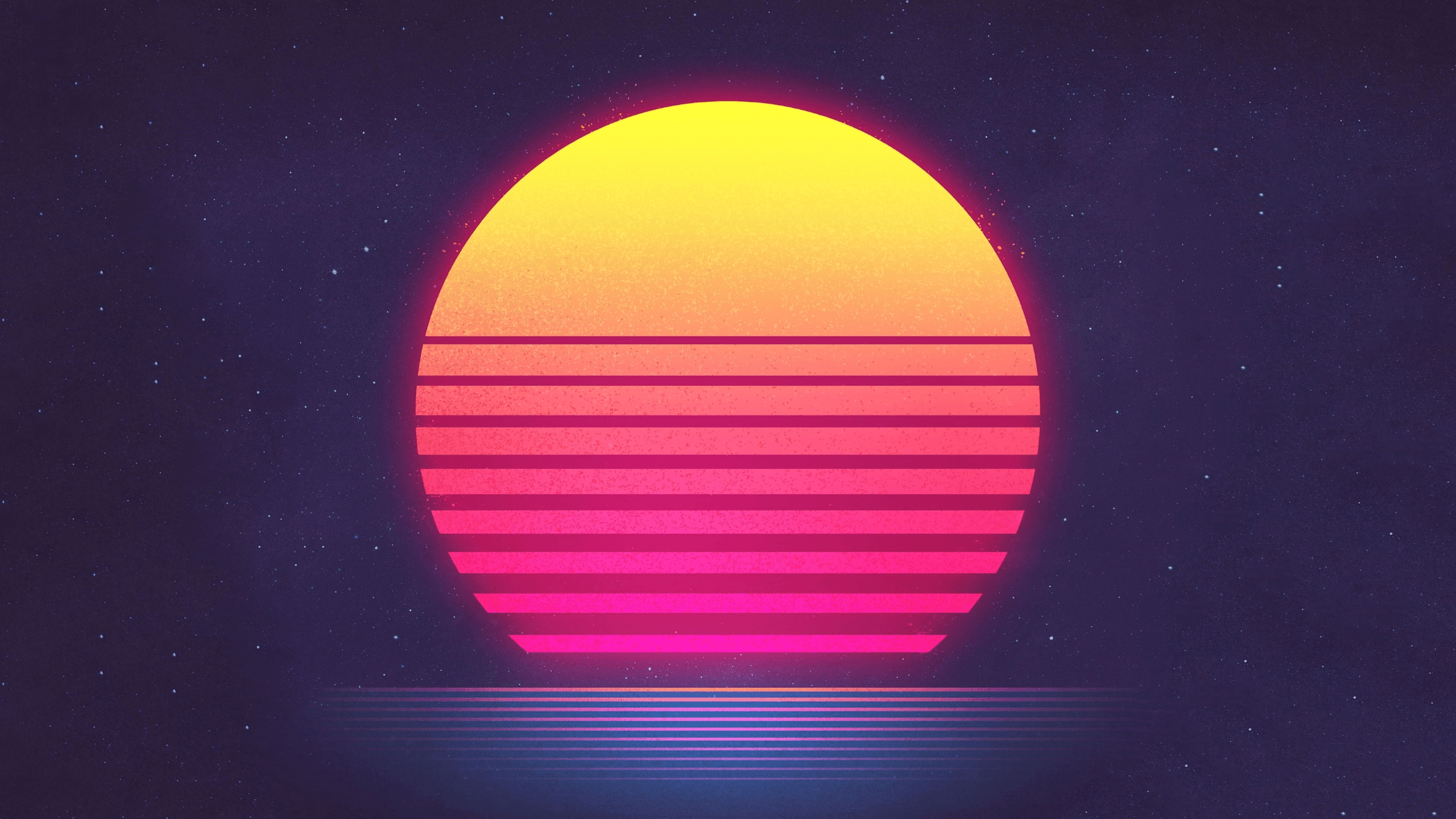 2560x1440 Retro Wave Full HD Wallpaper and Backgroundx1440, Desktop