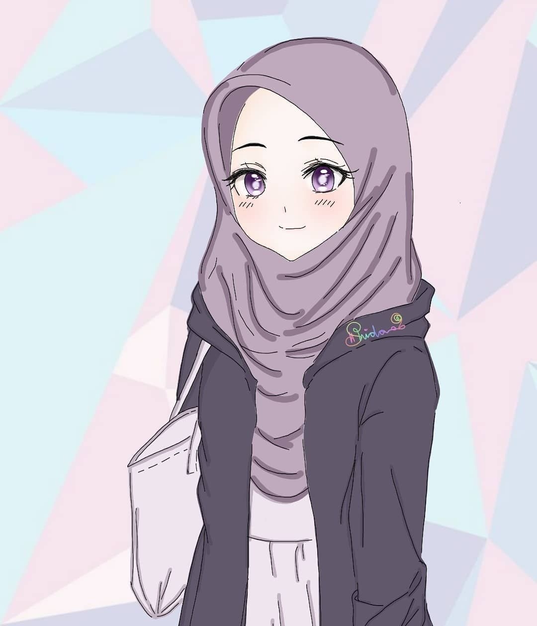 1080x1260 Pin oleh MieNa di muslim (Dengan gambar). Seni islamis, Kartun, Phone