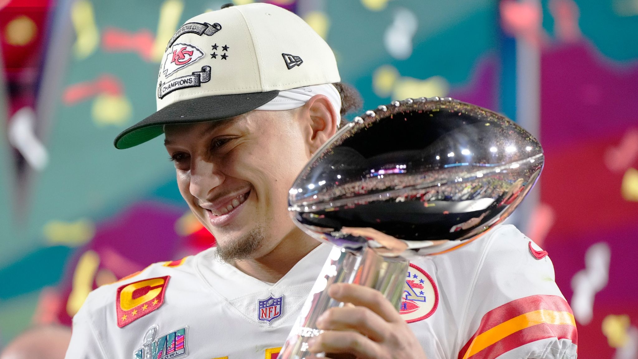 2050x1160 Super Bowl LVII: Chiefs beat Eagles in thriller as Patrick Mahomes defies injury to claim his second Super Bowl win, Desktop