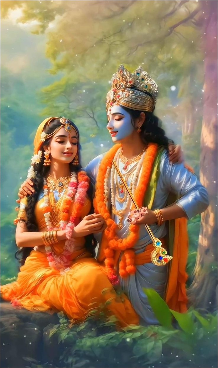 740x1250 Radha Krishna Image, Dp, Phone