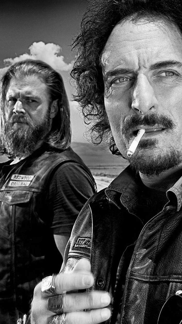 750x1340 Opie and Tig in Sons of Anarchy Wallpaper for iPhone 8, Phone