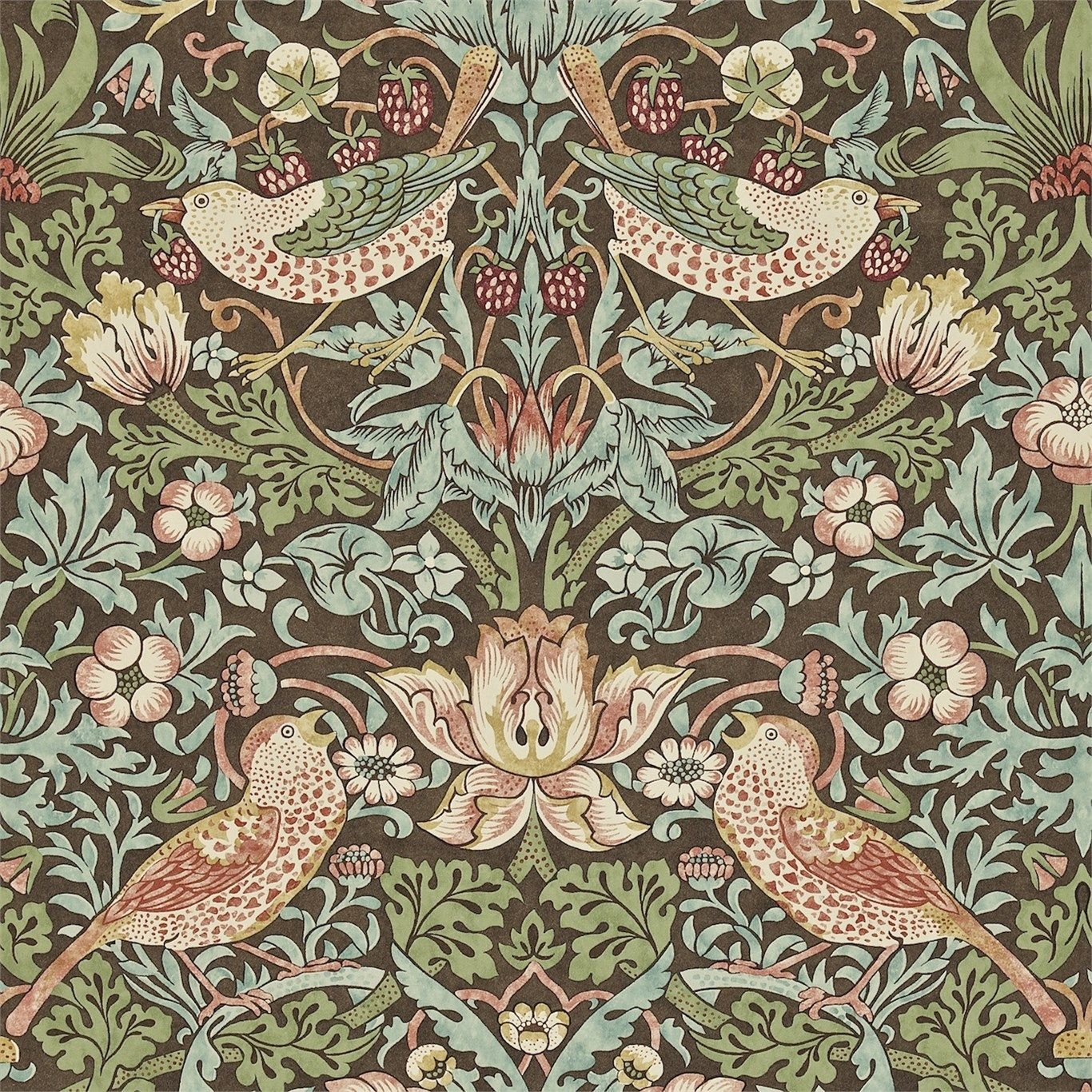 1370x1370 Morris & Co Thief Wallpaper, Phone