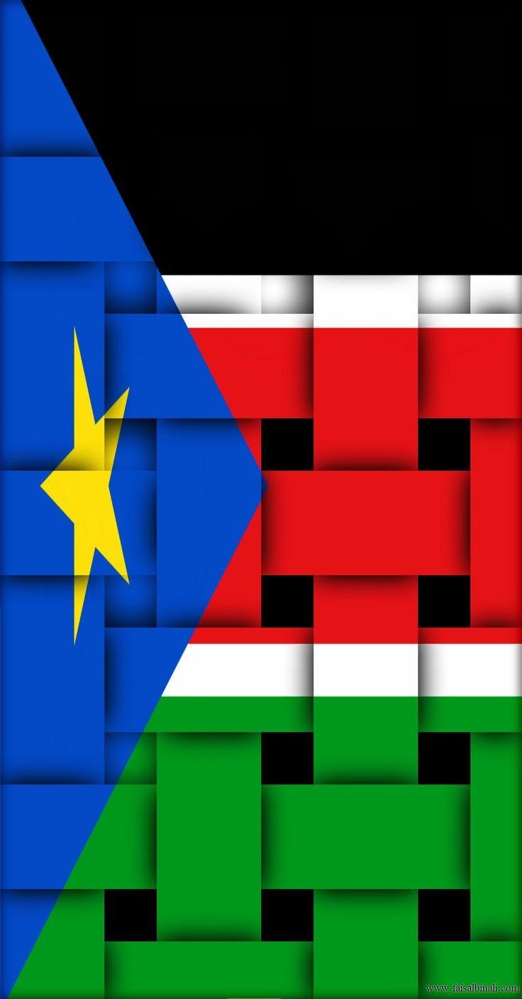 740x1410 South sudan flag ideas, Phone