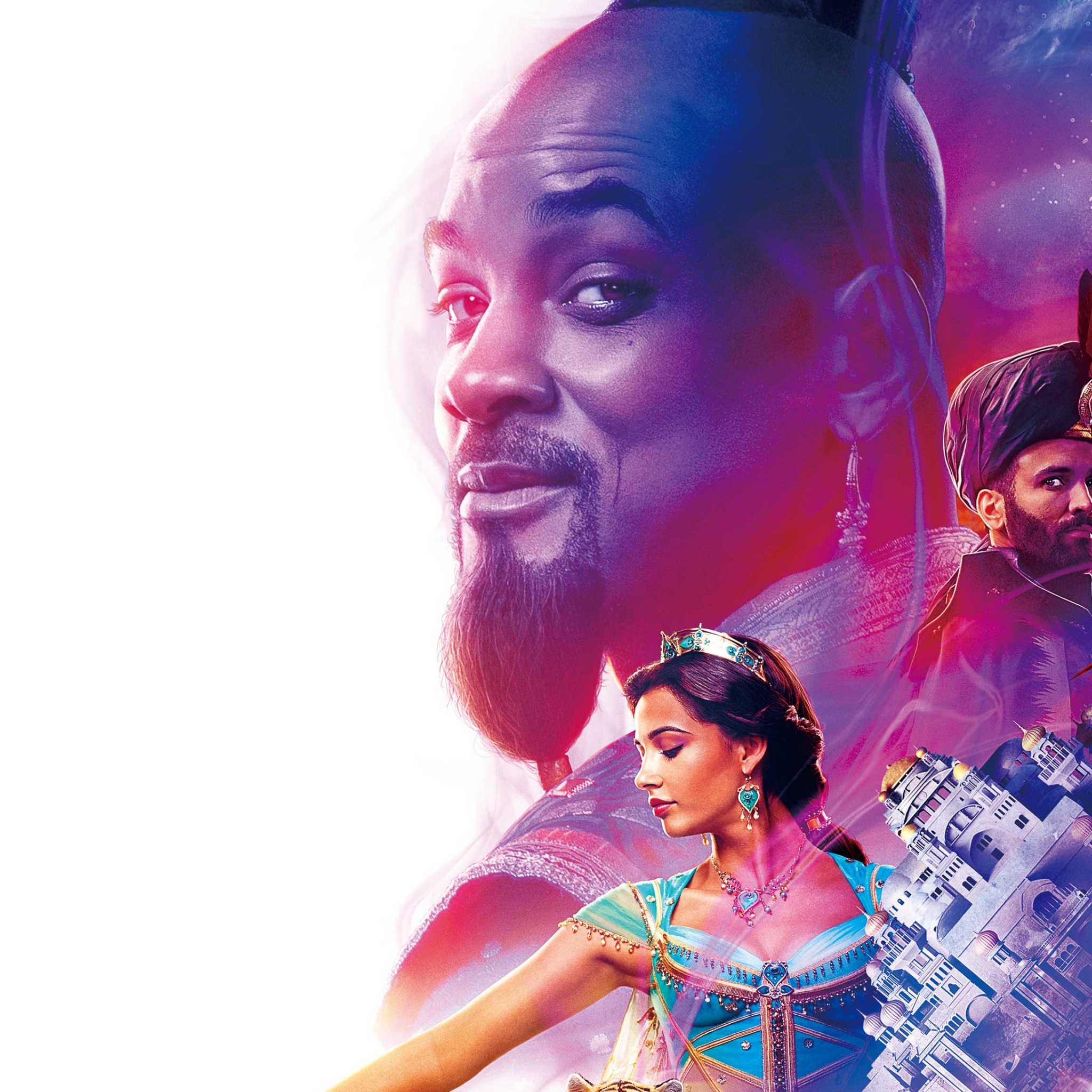 2050x2050 Wallpaper 4k Aladdin Movie Poster 4k Wallpaper, Phone