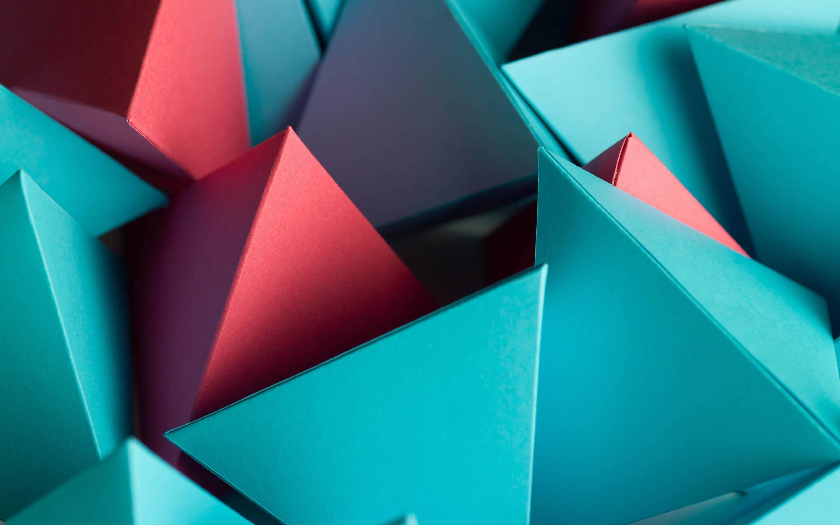 2880x1800 3D Triangle Cube Wallpaper, Desktop