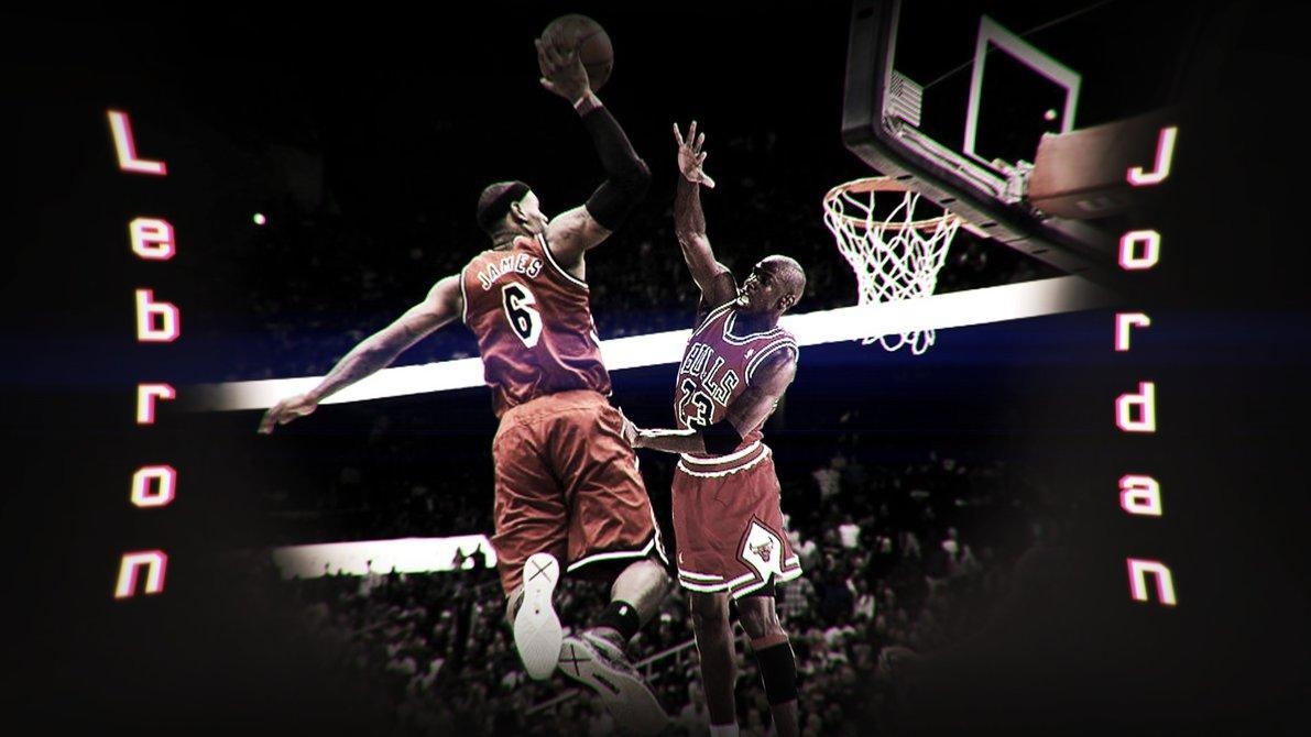 1200x670 Free download Lebron James Dunking on Michael Jordan, Desktop