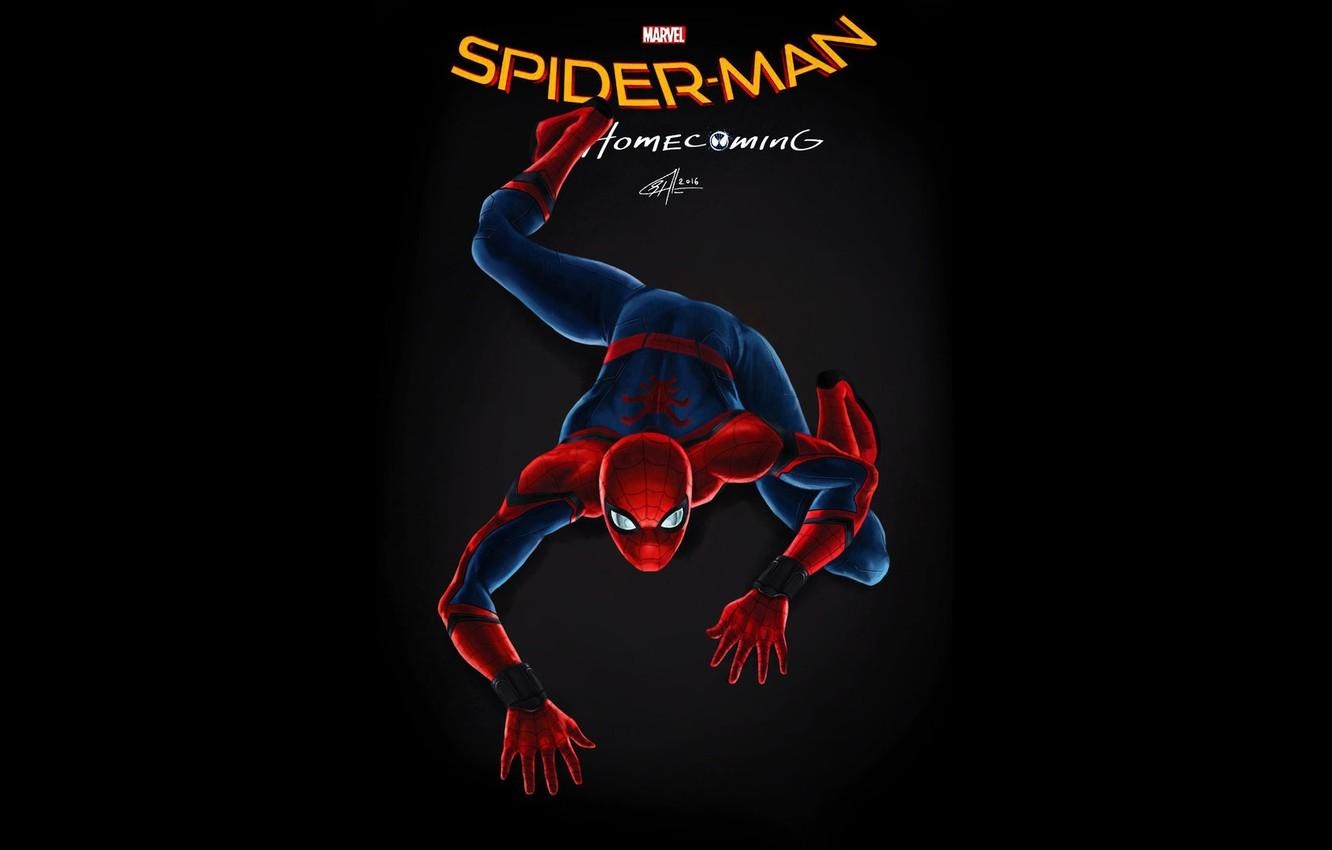 1340x850 Wallpaper poster, spider man, Peter Parker, Tom Holland, spider, Desktop