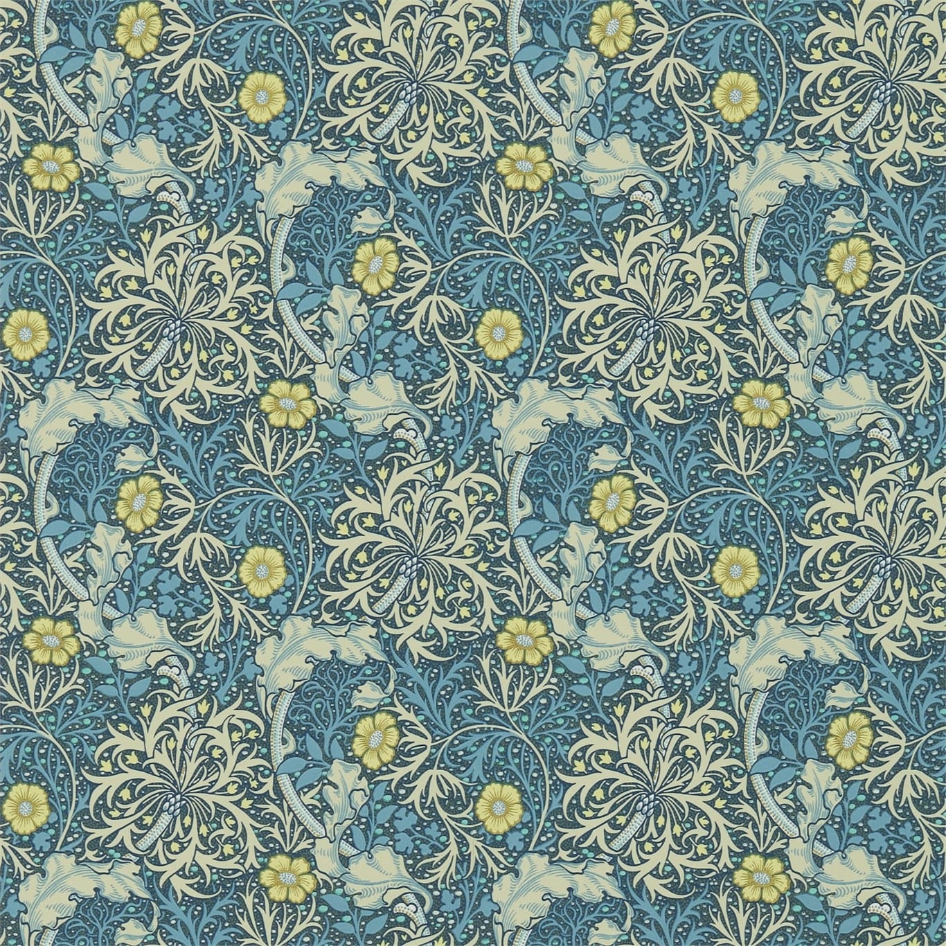 1370x1370 William Morris Wallpaper, Phone