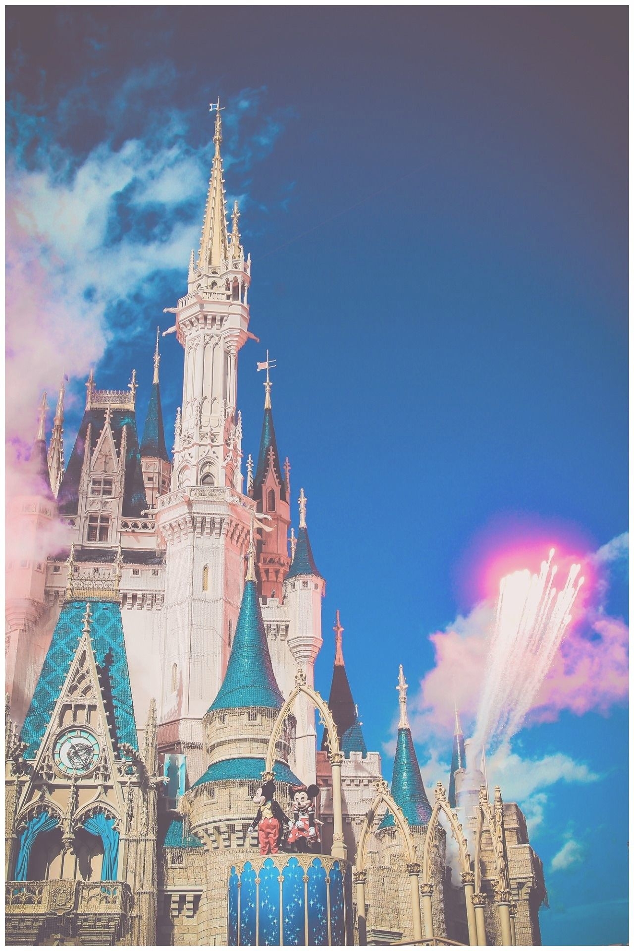 1280x1920 Disney Princess Castle Wallpaper, Phone