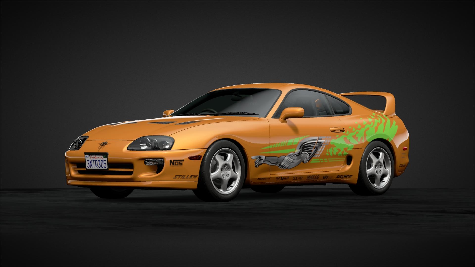 1920x1080 F&F Paul Walker. Toyota Supra Livery by KarlFighter. Community. Gran Turismo Sport, Desktop