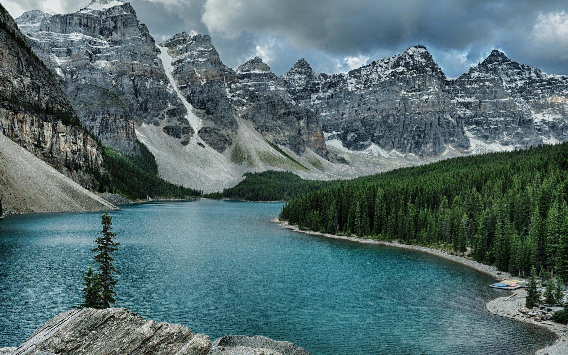 1920x1200 Moraine Lake HD Wallpaper, Desktop